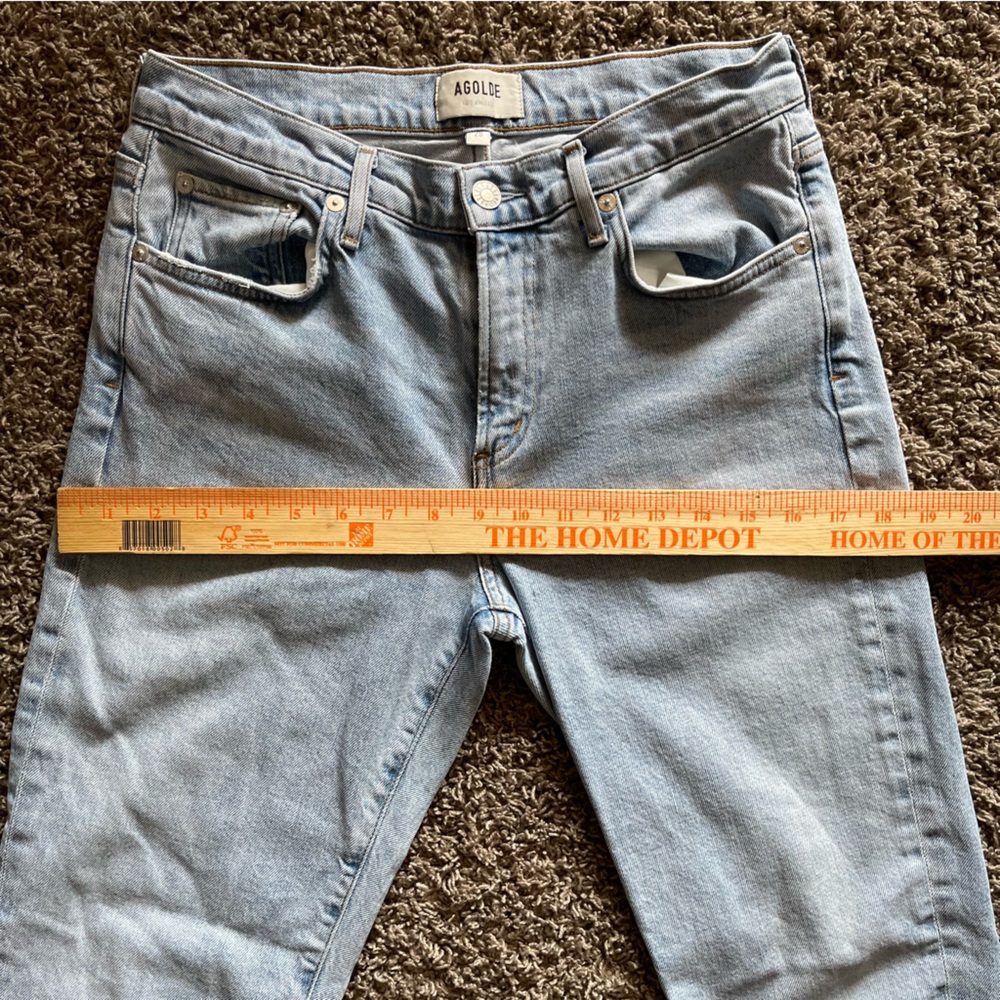 AGOLDE Toni Mid Rise Skinny Jeans in Daylight Size 28 Scenecore Emo Scene Y2K - Picture 9 of 14